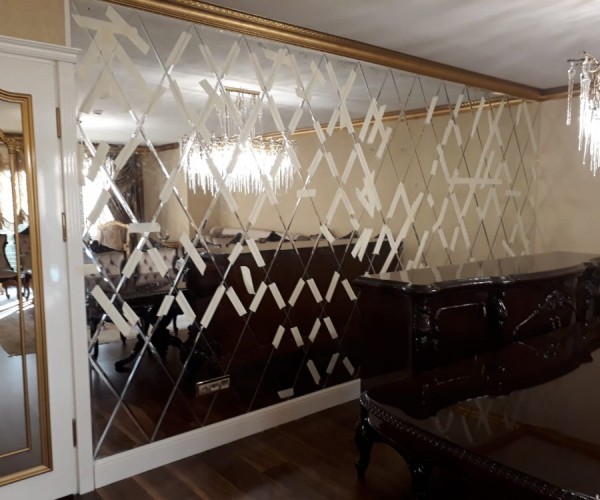 Ayna Kaplama İstanbul - Dekoratif Duvar Ayna Kaplama Fiyatları