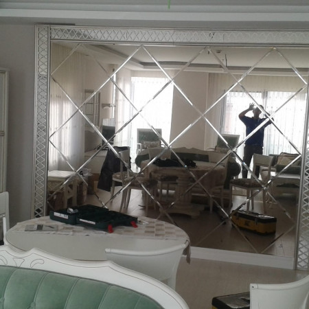 Ayna Kaplama İstanbul - Dekoratif Duvar Ayna Kaplama Fiyatları